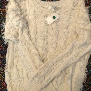 J.O.A Los Angeles Fringe Sweater (NWT)